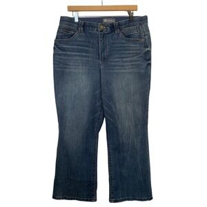 Democracy Blue‎ Jeans Bootcut Comfort Waist Denim Pants  Plus Size 16